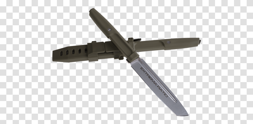 Extrema Ratio Mamba Green, Gun, Weapon, Weaponry, Knife Transparent Png
