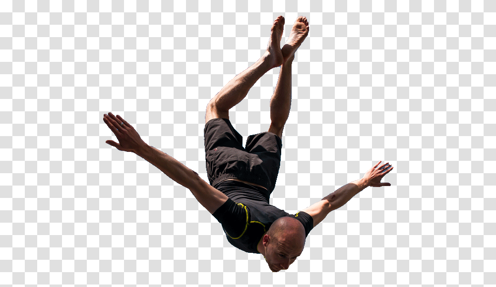 Extreme Trampoline Park Man Jumping Down, Person, Human, Acrobatic, Sport Transparent Png