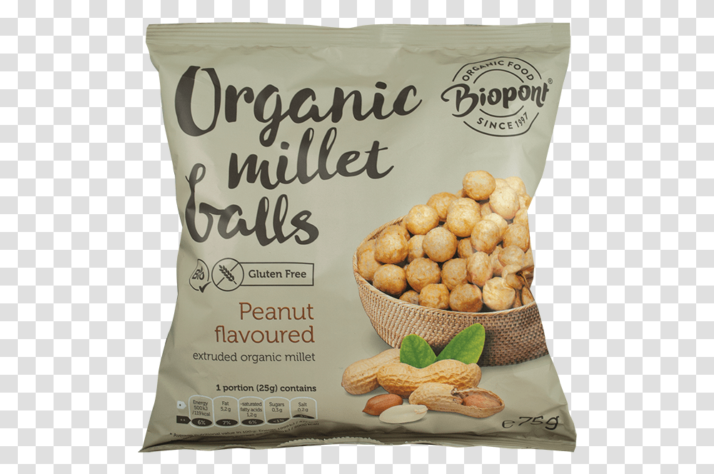 Extrudlt Klesgoly Fldimogyors Bio 75g Millet Ball, Plant, Food, Snack, Nut Transparent Png