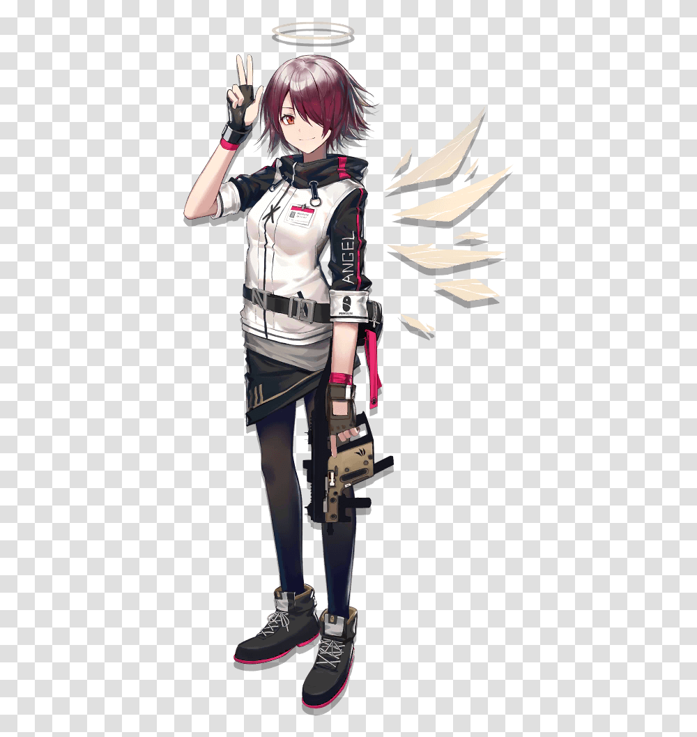 Exusiai Arknights, Person, Costume, Shoe Transparent Png