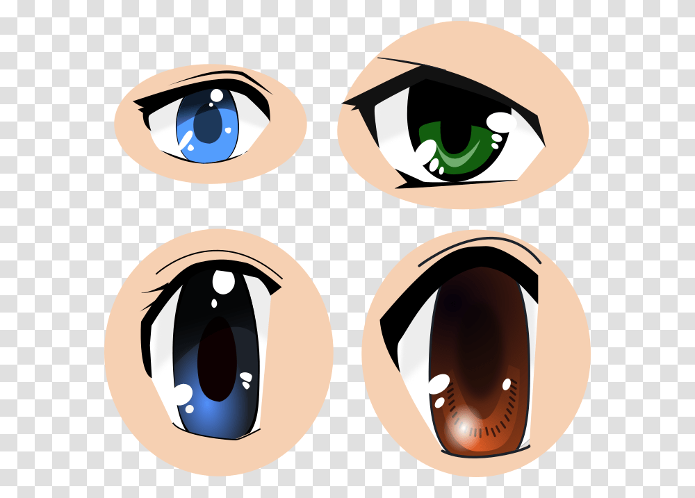 Eye Anime Vector, Label, Face, Angry Birds Transparent Png