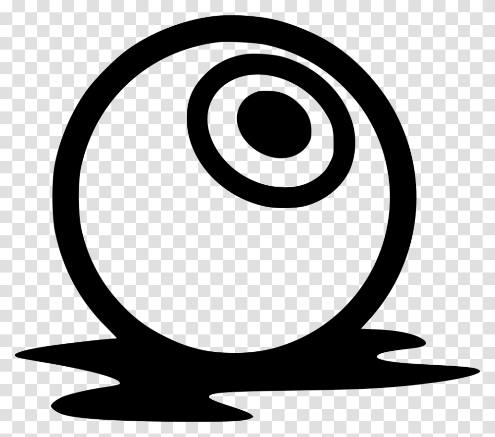 Eye Ball Circle, Logo, Trademark, Stencil Transparent Png