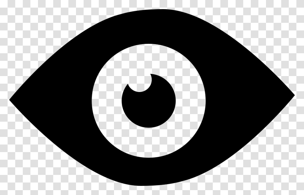 Eye Black Shape Icon Free Download, Logo, Trademark, Oval Transparent Png