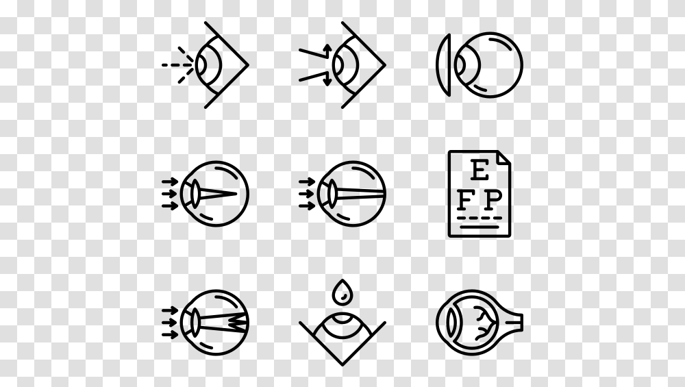 Eye Checkup Hand Drawn Icon, Gray, World Of Warcraft Transparent Png