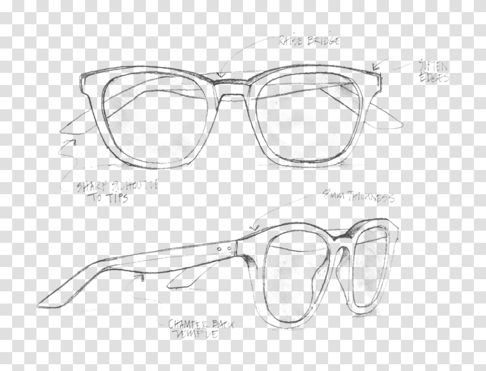 Eye Drawing At Getdrawings Sketch Glasses Drawing, Gray, World Of Warcraft Transparent Png