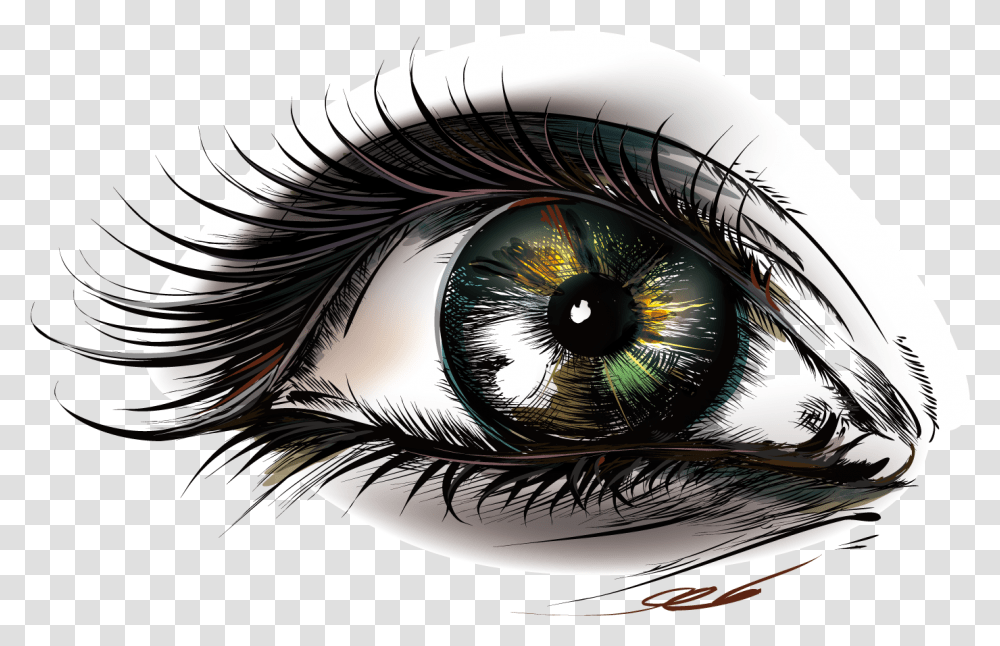 Eye Euclidean Vector Eyes, Drawing, Modern Art Transparent Png