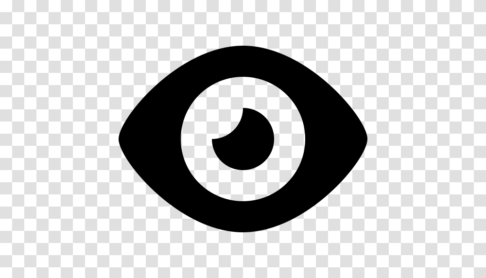 Eye Eyeball View Icon, Gray, World Of Warcraft Transparent Png