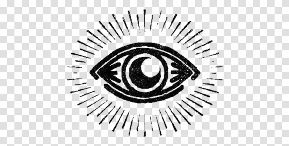 Eye Eyeoftruth Illuminati Ocultic Ocultism Supculture Black And White Eye Tattoo, Machine, Rotor, Coil, Spiral Transparent Png