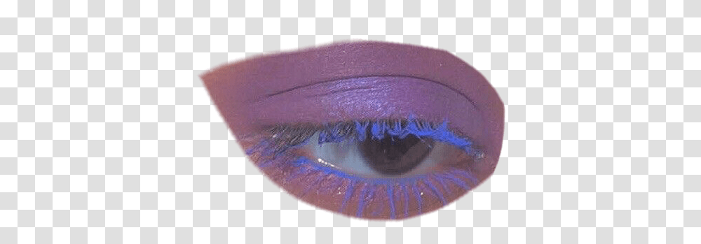 Eye Eyes Pngs Purple Aesthetic Makeup Freetoedit Eye Shadow, Contact Lens, Clothing, Apparel, Hat Transparent Png