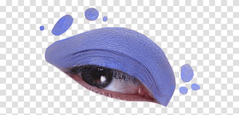 Eye Eyes Pngs Purple Dots Aesthetic Makeup Make Up Eyes, Apparel, Contact Lens Transparent Png