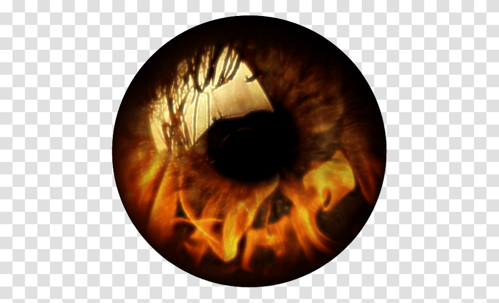 Eye Fire Eye In Fire, Light, Crystal, Person, Sphere Transparent Png