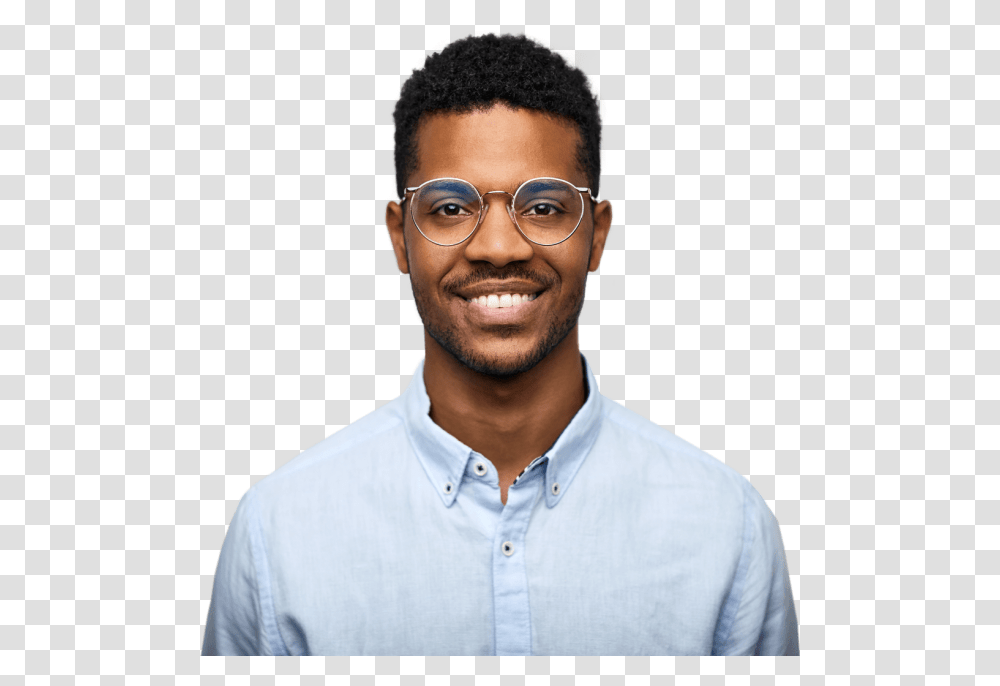 Eye Glasses Young Man, Person, Human, Face, Accessories Transparent Png