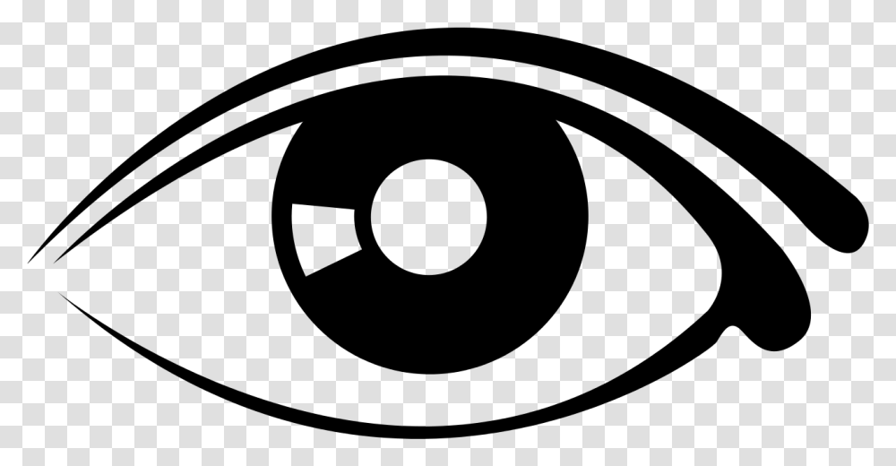 Eye Human Eyeball Body Part Pupil Sight Vision Eye Clipart Black And White, Gray, World Of Warcraft Transparent Png