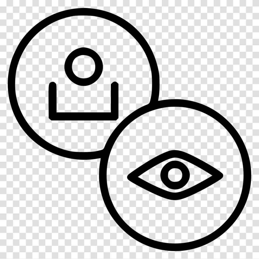 Eye Icon Key Account Icon, Stencil, Logo, Trademark Transparent Png