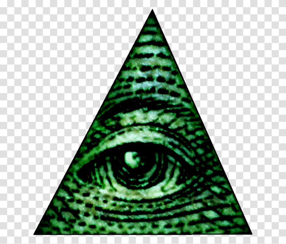 Eye Illuminati Illuminati Triangle Jpg, Cone, Bird Transparent Png