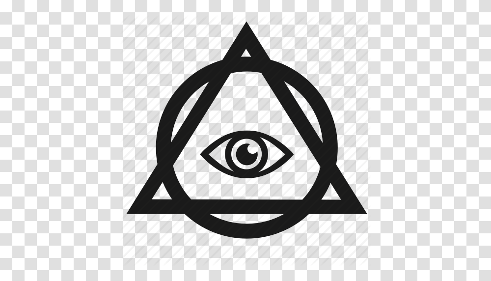 Eye Illuminati Pyramid Round Triangle Icon, Wristwatch, Lighting, Electronics Transparent Png