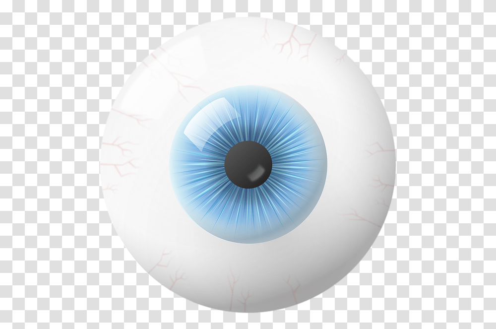 Eye Iris Globe Vision Vista Eyeball Blue Cyan Circle, Sphere, Balloon, Pottery, Frisbee Transparent Png