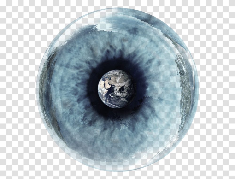 Eye Lens, Sphere, Moon, Outer Space, Night Transparent Png