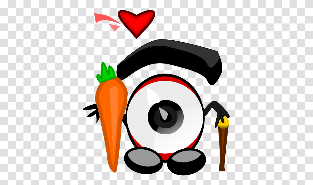 Eye Loved Carrot Free Svg Clip Art, Plant, Vegetable, Food Transparent Png