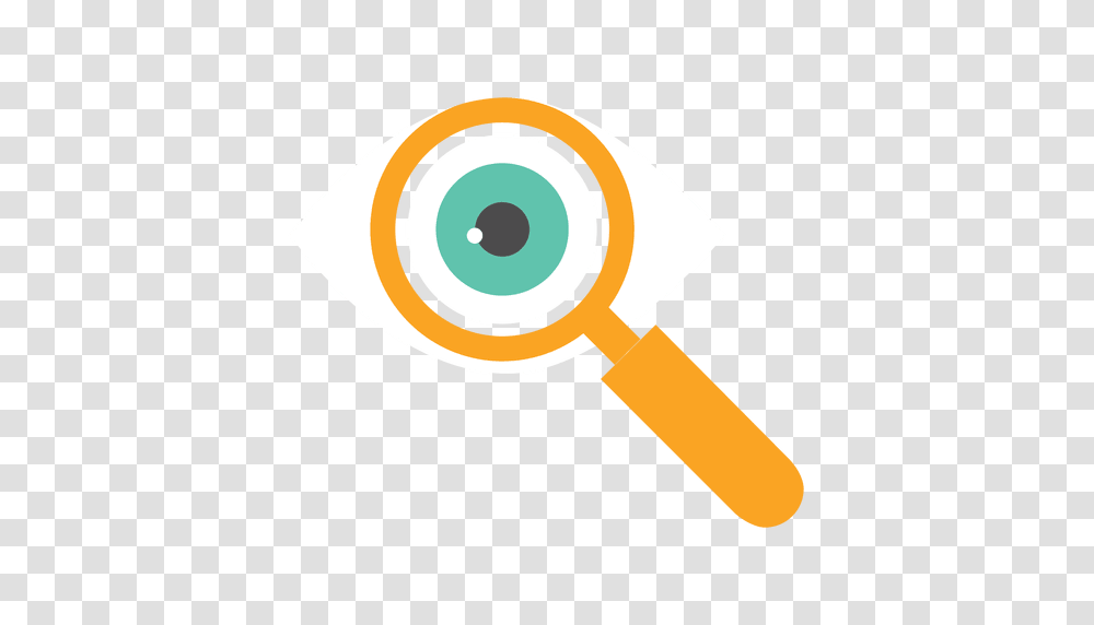 Eye Magnifying Glass Icon, Hammer, Tool, Tape Transparent Png