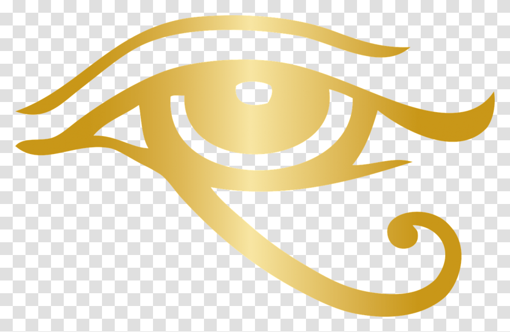 Eye Of Horus Egypt Ancient Times Pharaonic Egypt Eye Eye Of Horus Gold, Label, Text, Symbol, Logo Transparent Png