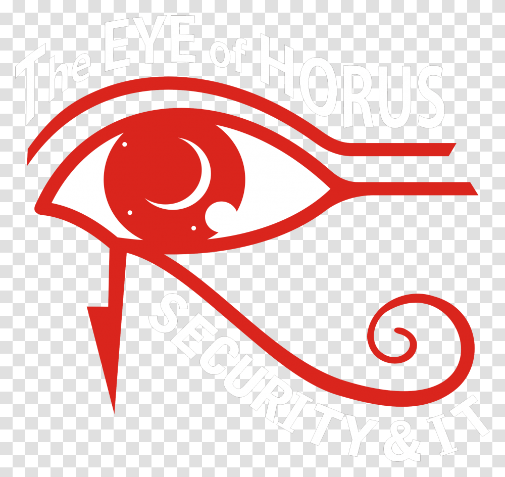 Eye Of Horus Red Eye Of Horus, Label, Sticker Transparent Png