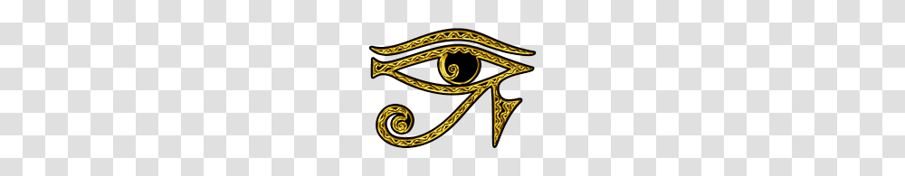 Eye Of Horus Reverse Moon Eye Of Thot I, Gold, Pattern, Passport, Id Cards Transparent Png