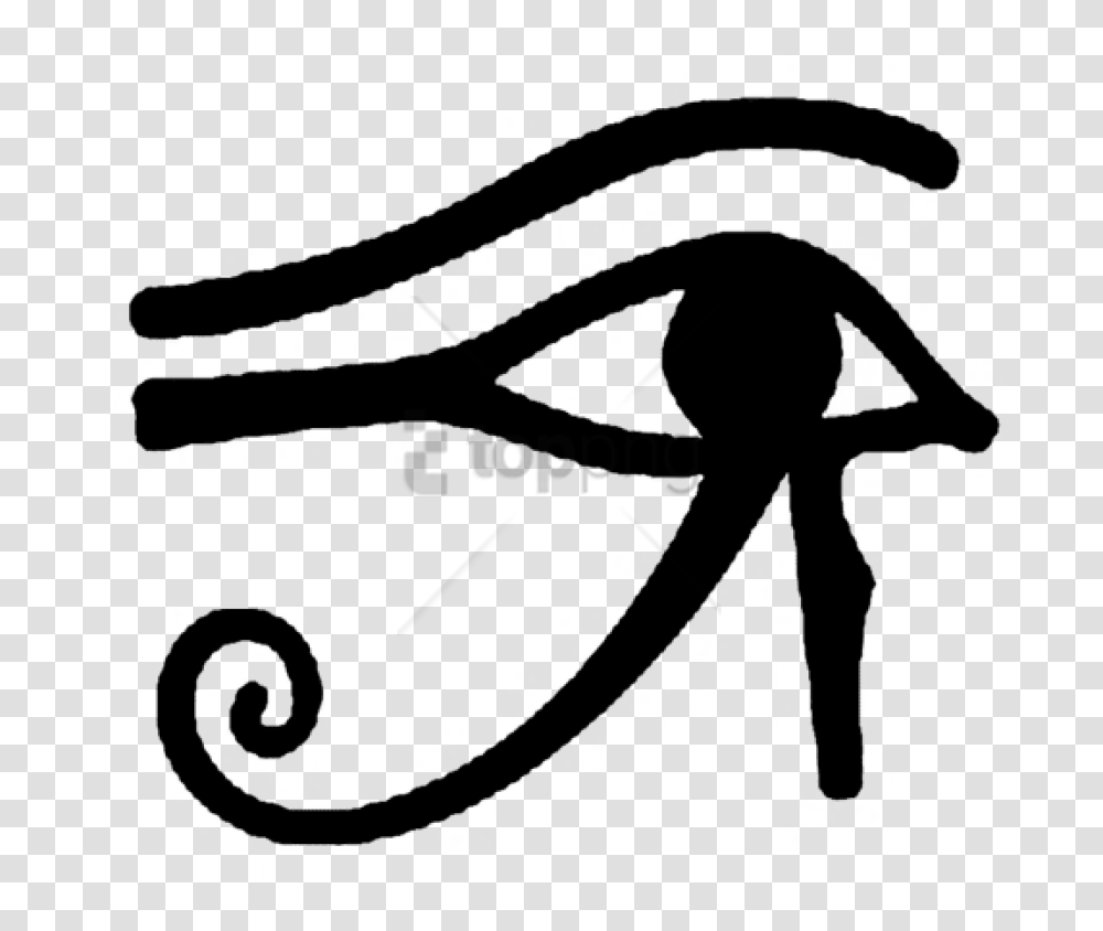 Eye Of Horus Symbol For Health Protection, Bicycle, Stencil, Label Transparent Png