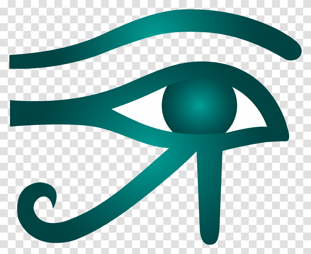 Eye Of Horus Teal Clip Art, Logo, Trademark Transparent Png