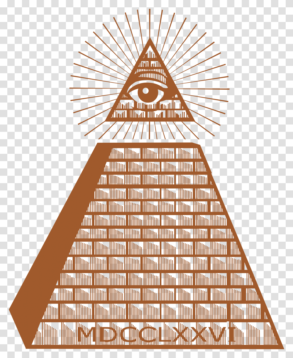 Eye Of Providence Poster Download Eye Of Providence, Architecture, Building, Pyramid, Triangle Transparent Png