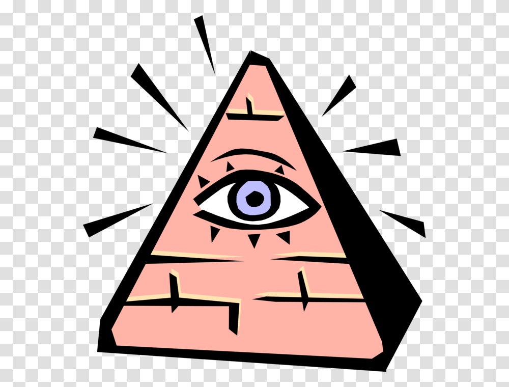 Eye Of Providence, Triangle, Cone Transparent Png