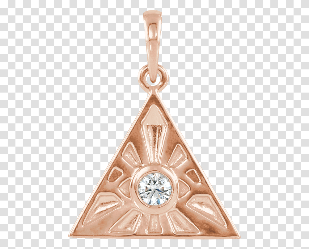 Eye Of Providence, Triangle, Pendant, Diamond, Gemstone Transparent Png