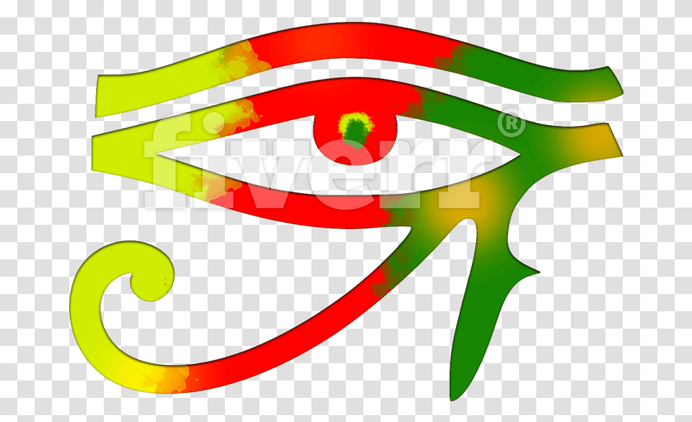 Eye Of Ra Gif Clipart Download Eye Of Ra, Label, Logo Transparent Png