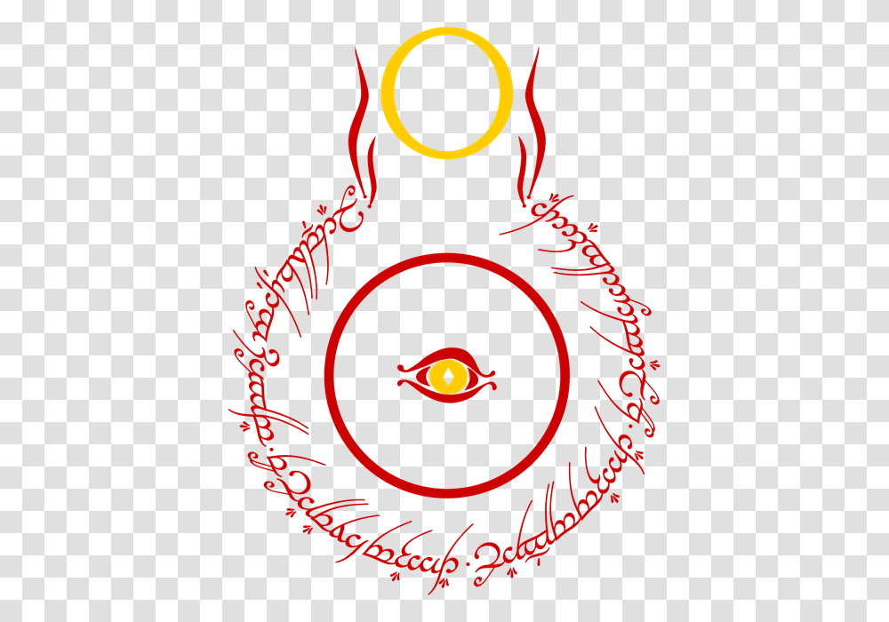 Eye Of Sauron Symbol, Poster, Label, Alphabet Transparent Png