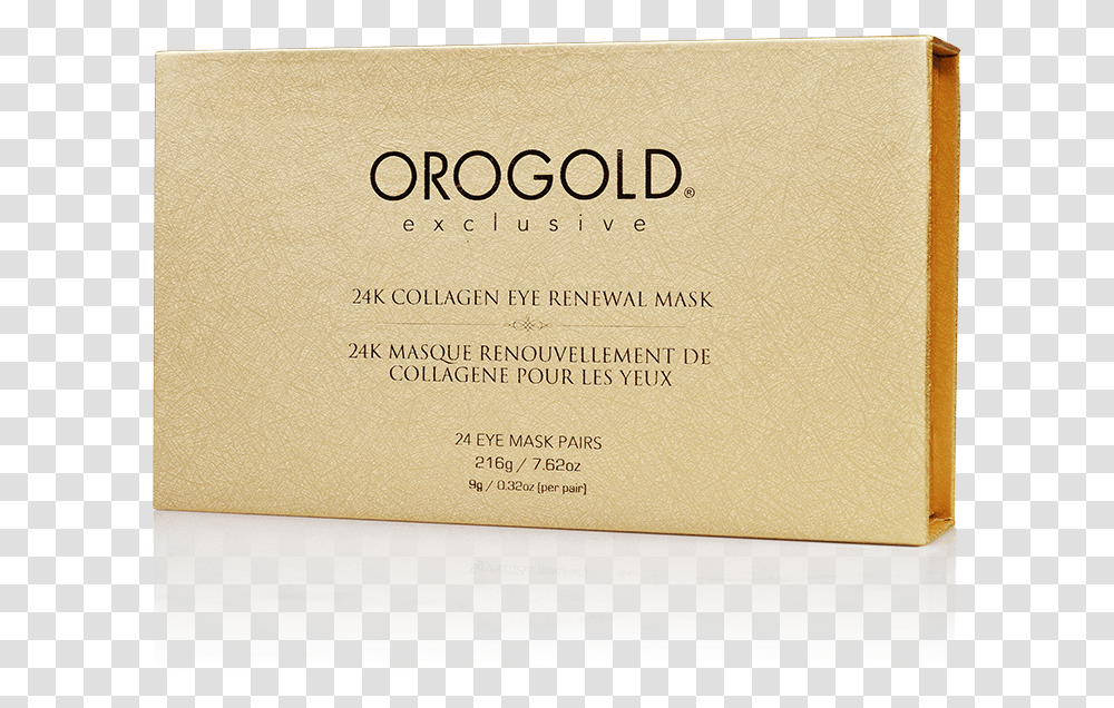 Eye Patch Oro Gold Cosmetics, Business Card, Paper, Label Transparent Png