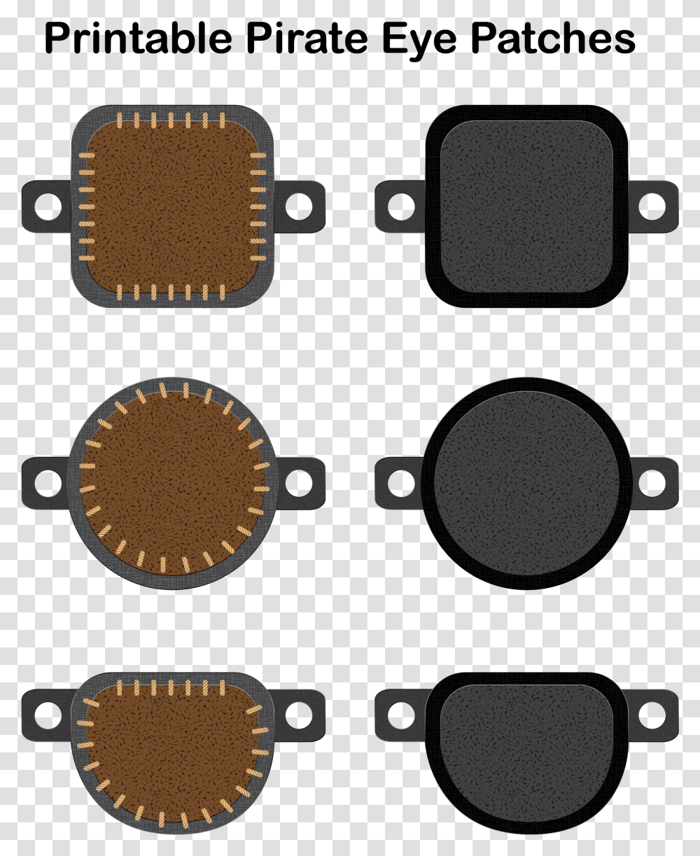 Eye Patch Printable Brown, Electronics, Electronic Chip, Hardware, Rug Transparent Png