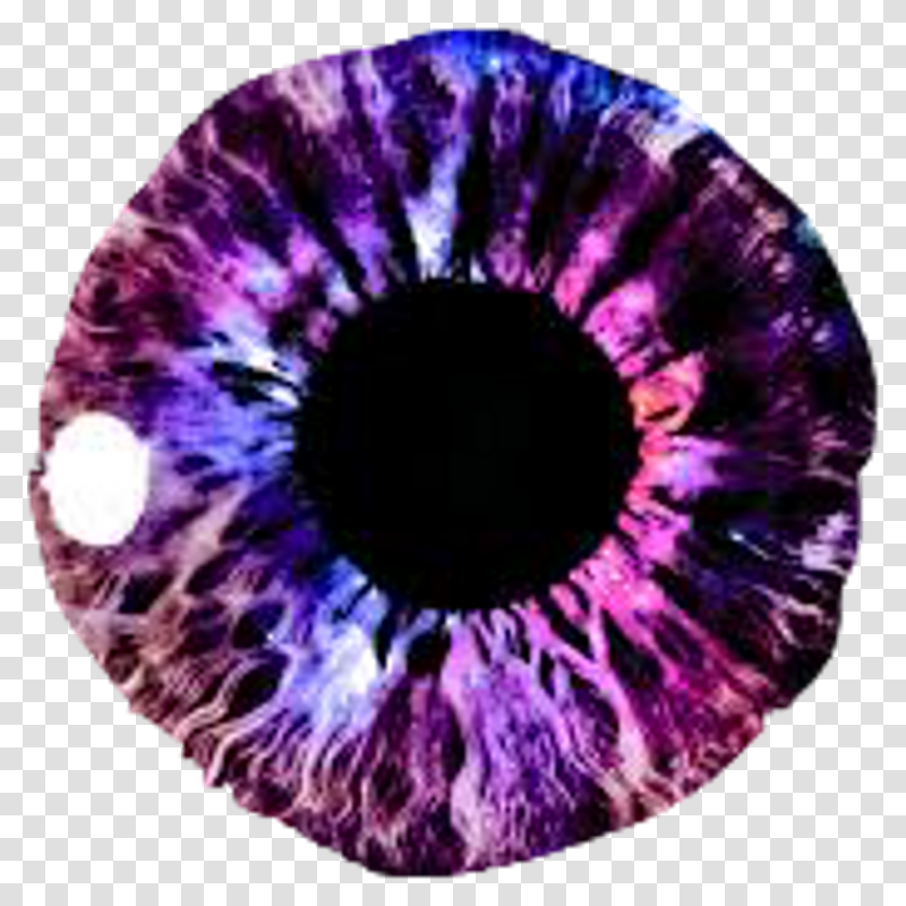 Eye Purple Pink And Blue Eyes, Photography, Ornament, Gemstone, Jewelry Transparent Png