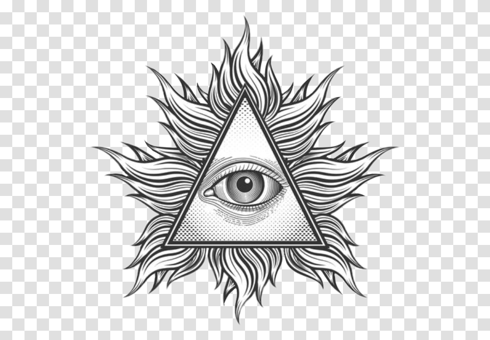 Eye Pyramid, Drawing, Doodle Transparent Png