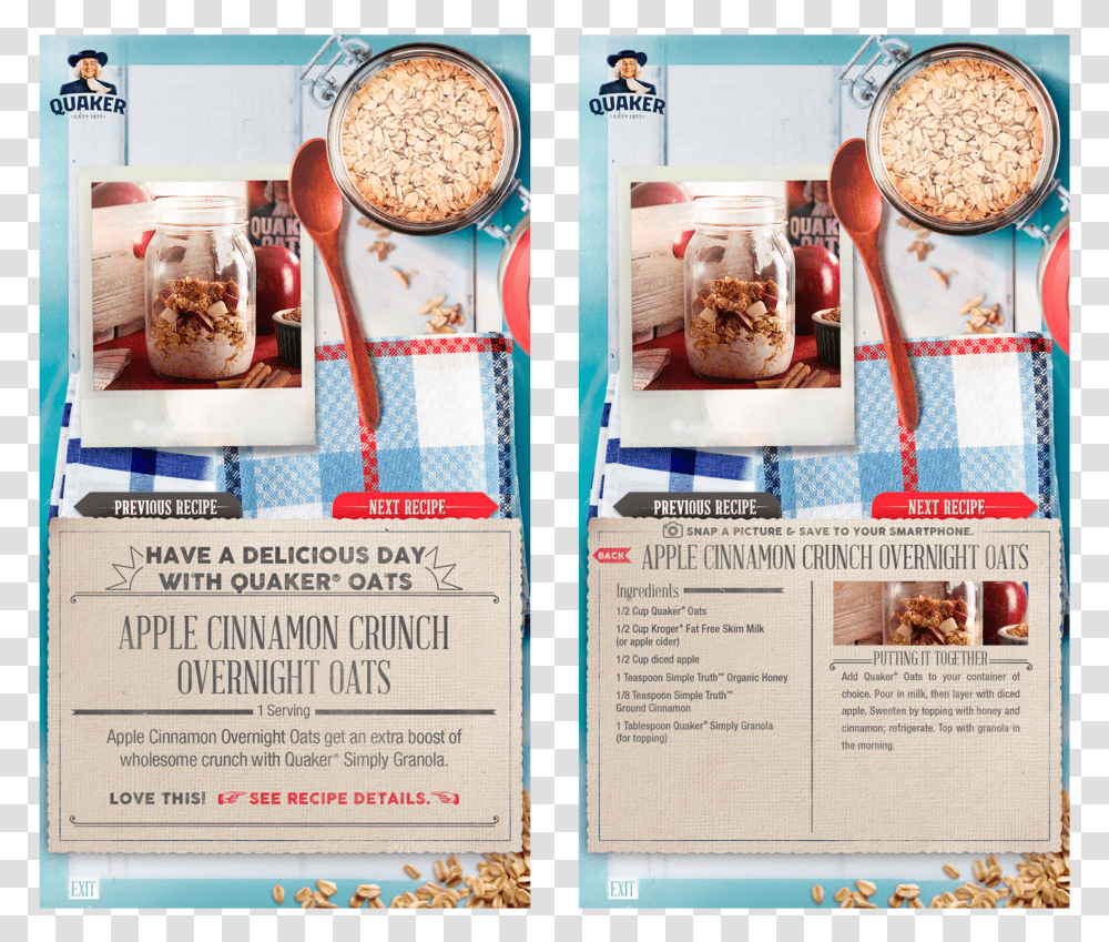 Eye Q Experience Recipe Results Touch Screens Muesli, Advertisement, Poster, Flyer, Paper Transparent Png