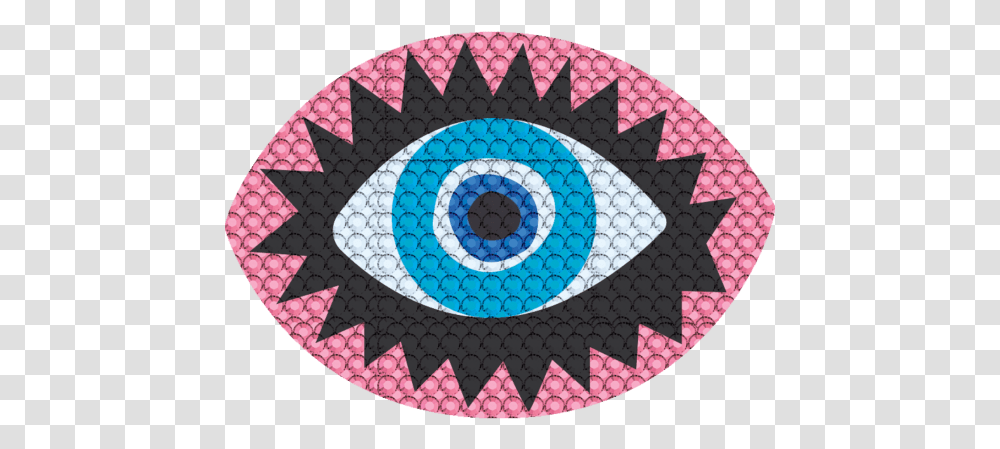 Eye Rhinestone Decals Large Circle, Art, Mosaic, Tile, Rug Transparent Png