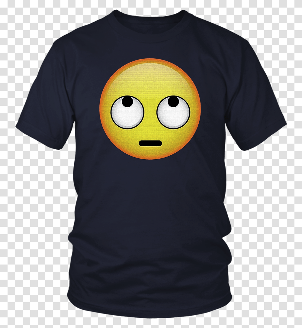 Eye Roll Emoji Larry Bernandez T Shirt, Apparel, T-Shirt, Person Transparent Png