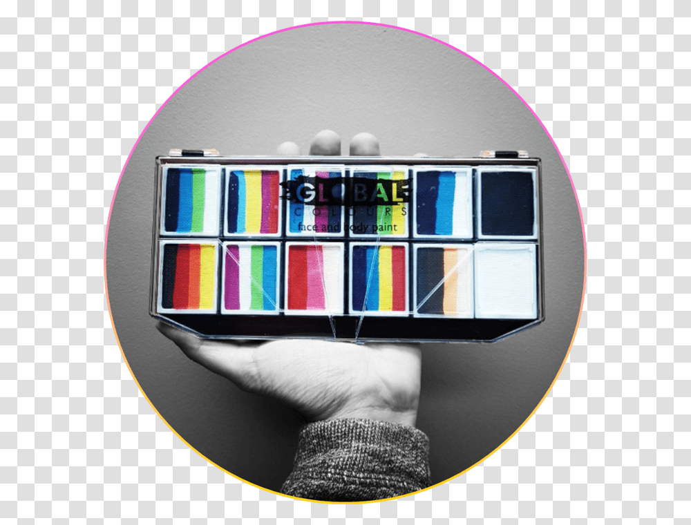 Eye Shadow, Palette, Paint Container, Cosmetics, Person Transparent Png