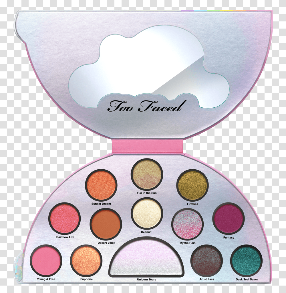 Eye Shadow Too Faced Life's A Festival Pallet, Palette, Paint Container Transparent Png