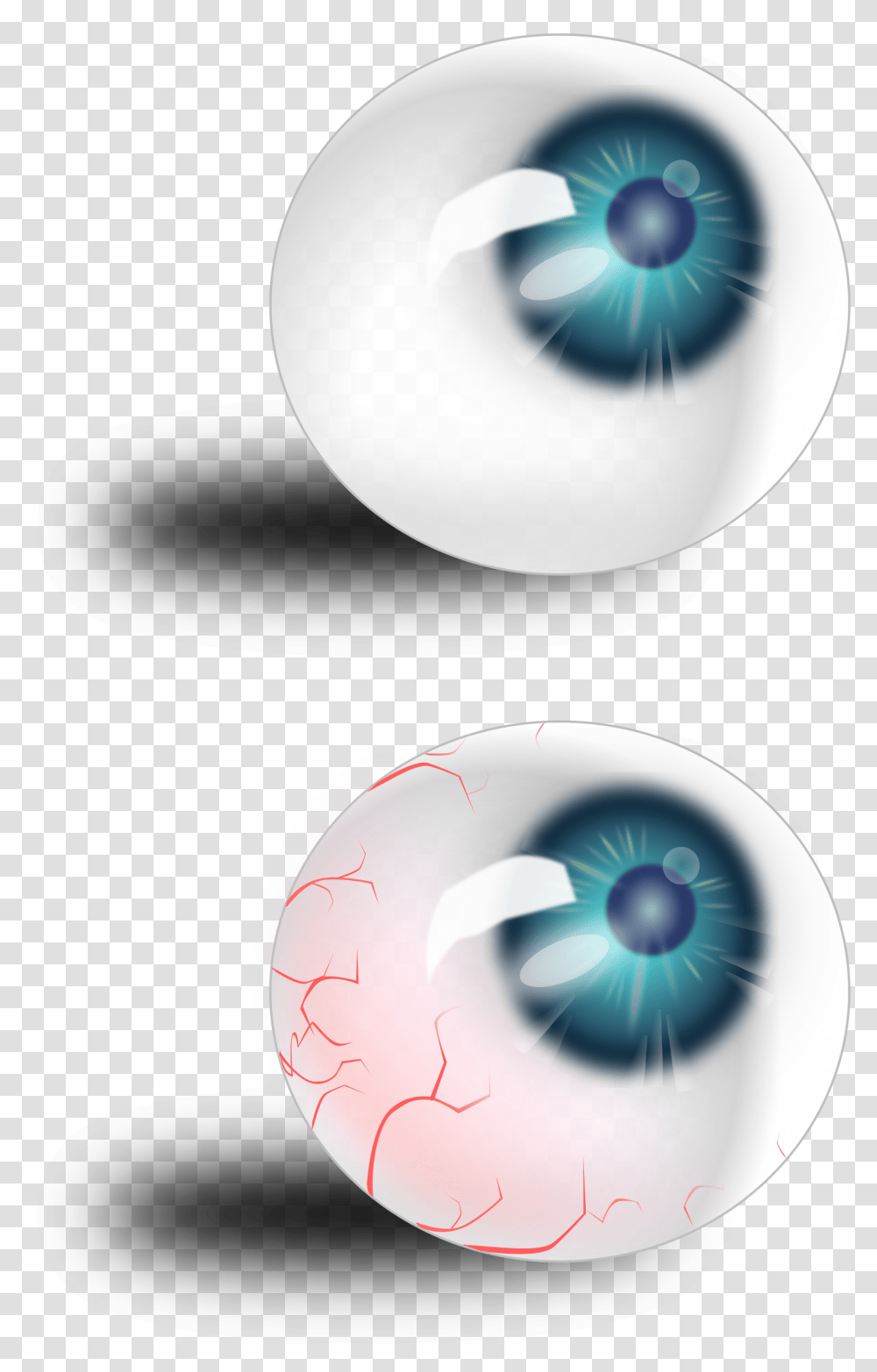 Eyeball Blue Amp Bloodshot Clip Arts Bola Mata, Sphere, Light, Contact Lens Transparent Png