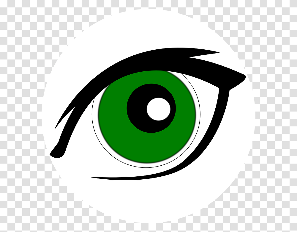 Eyeball Clipart Green Eye, Logo, Trademark Transparent Png