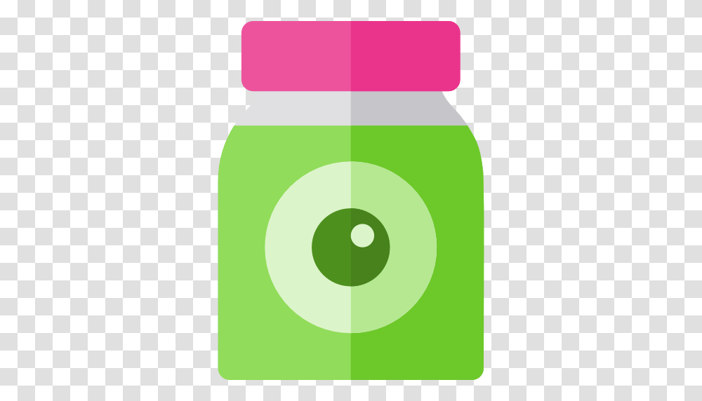 Eyeball Looking Look Eye Icon, Green, Bottle, Label Transparent Png