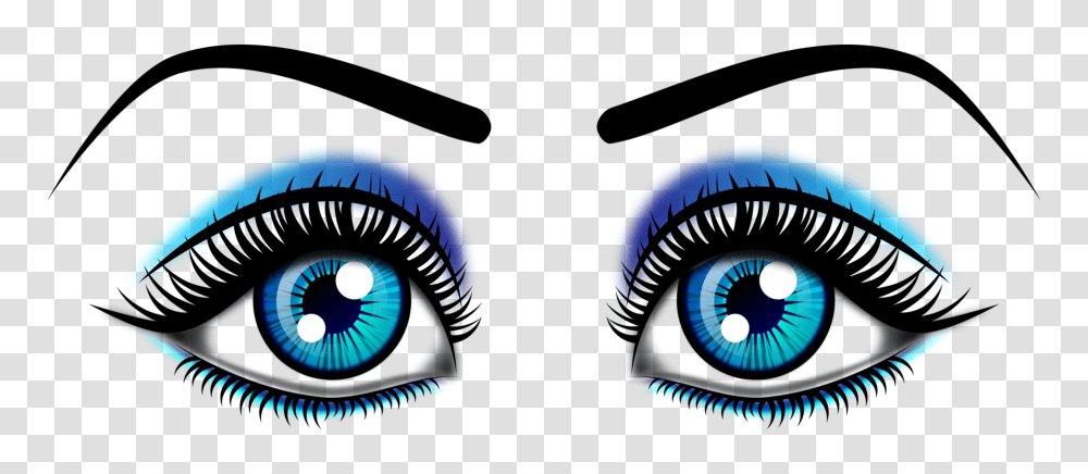 Eyebrow Woman Eye Color, Contact Lens, Floral Design Transparent Png