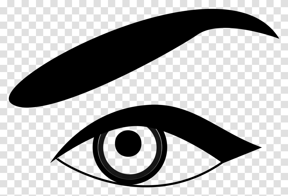 Eyebrows And Eyelashes Drawing Kilay Clipart Black And White, Gray, World Of Warcraft Transparent Png