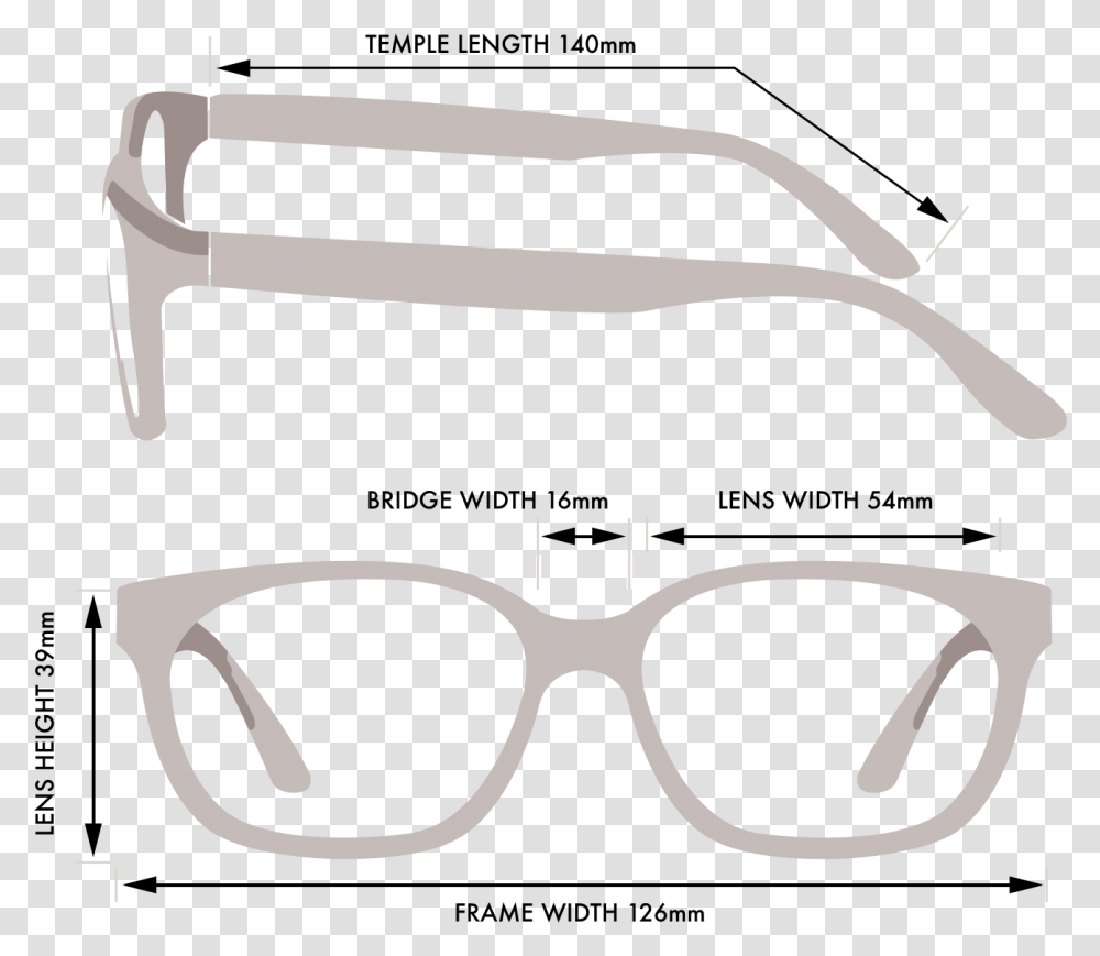 Eyeglass Frames Temple Length Glasses, Accessories, Accessory, Sunglasses, Goggles Transparent Png