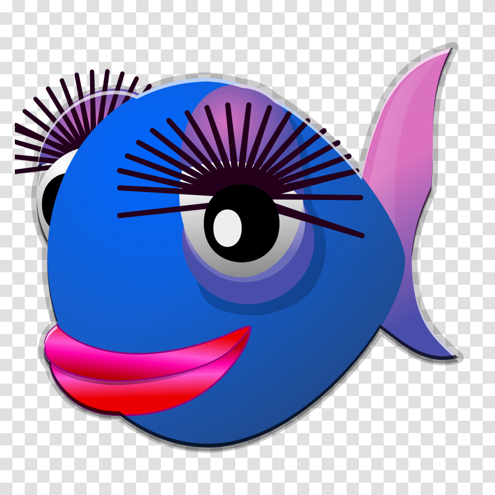 Eyelash Clipart Big, Animal, Fish, Sea Life Transparent Png